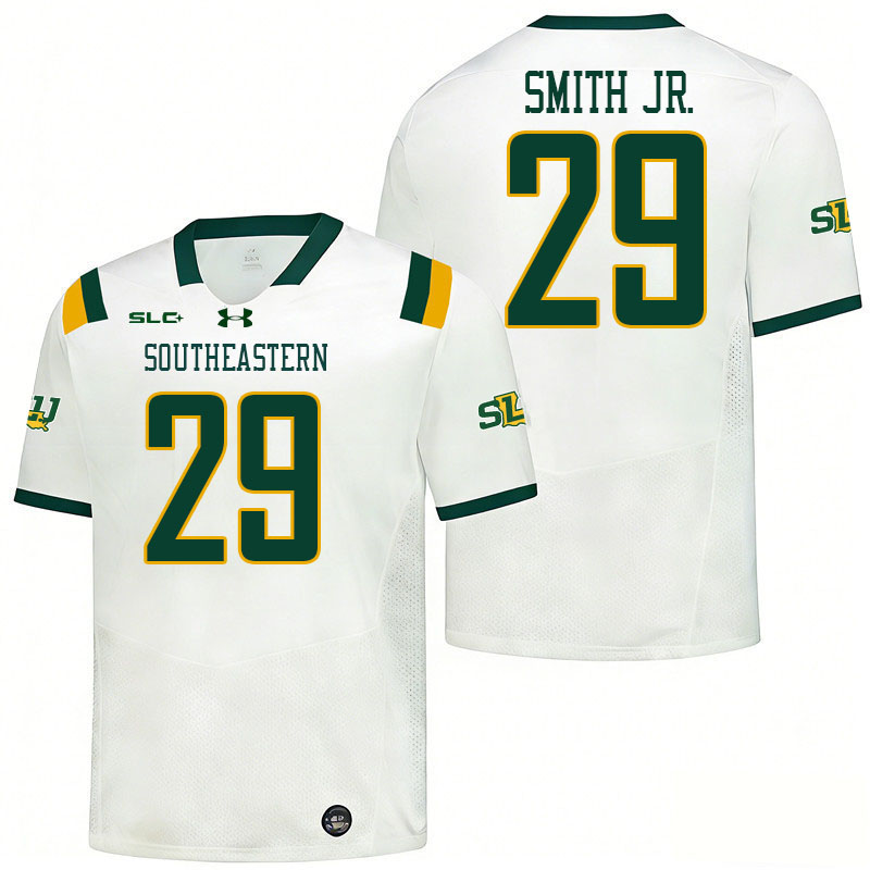 Southeastern Louisiana Lions #29 Calvin Smith Jr. College Football Jerseys,Uniforms Stitched-White